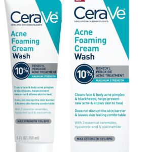 cerave acne foaming cream cleanser